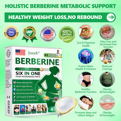 New 2026 Upgrade: JuxekBerberine 6-in-1 NanoMicroneedle Patch with Science-Backed Formula| 𝑅𝑒𝑠𝑢𝑙𝑡𝑠 𝑖𝑛 7 𝑑𝑎𝑦𝑠 🏅