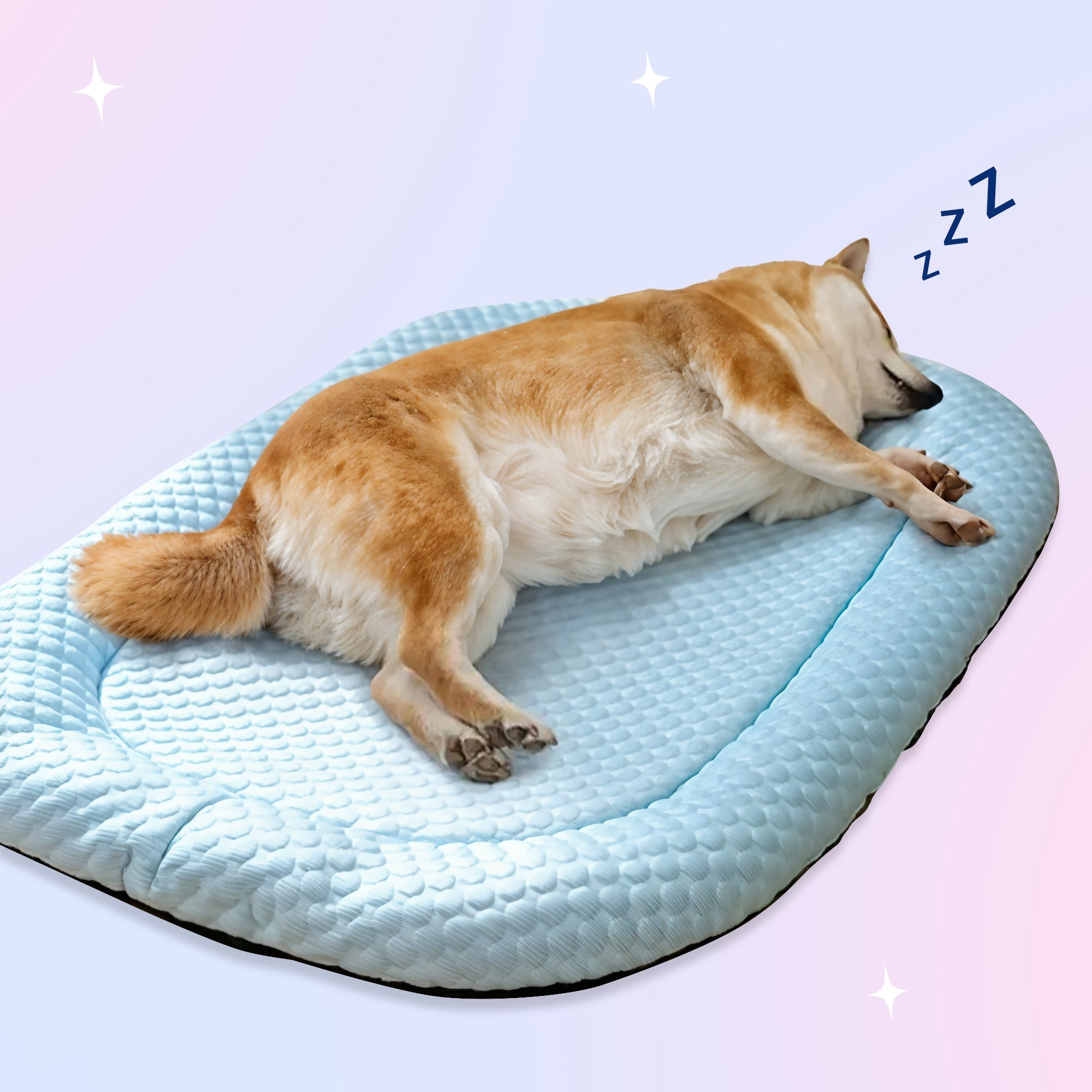 Ice-Silk Cooling Pet Bed
