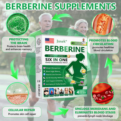 New 2026 Upgrade: JuxekBerberine 6-in-1 NanoMicroneedle Patch with Science-Backed Formula| 𝑅𝑒𝑠𝑢𝑙𝑡𝑠 𝑖𝑛 7 𝑑𝑎𝑦𝑠 🏅