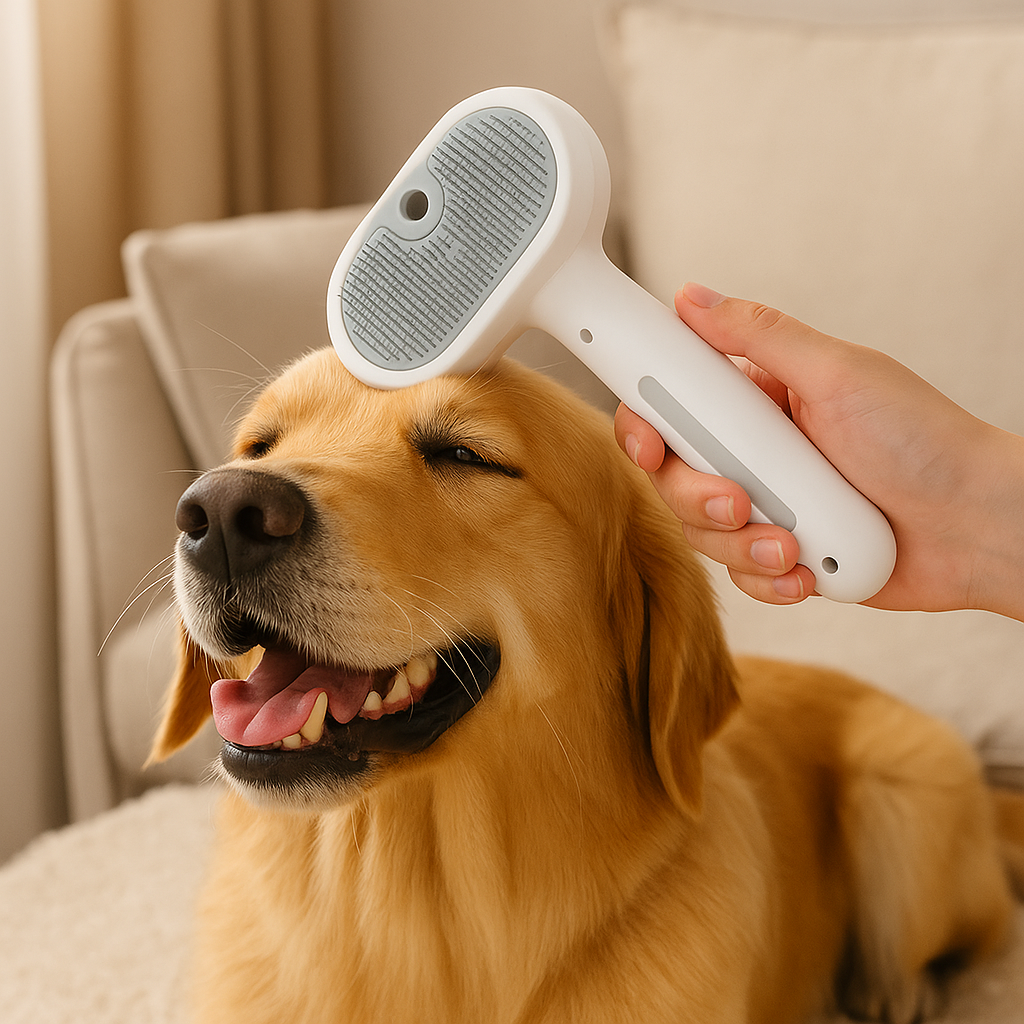 Premium Pet Brush with Steam Function