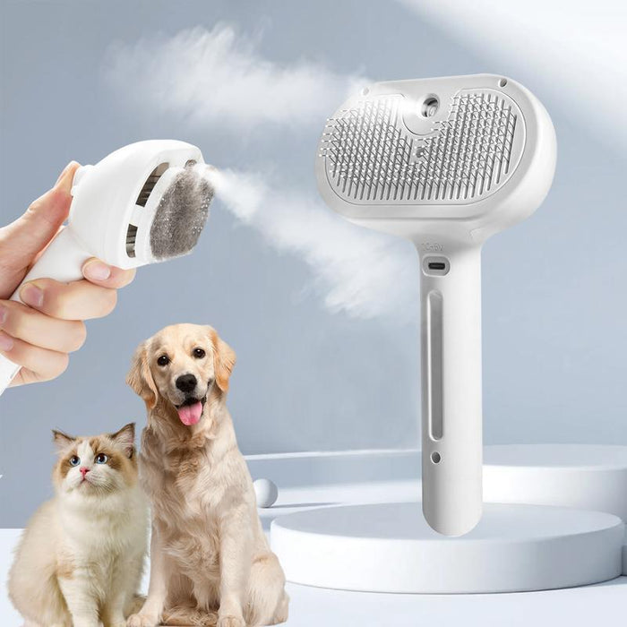 Premium Pet Brush with Steam Function